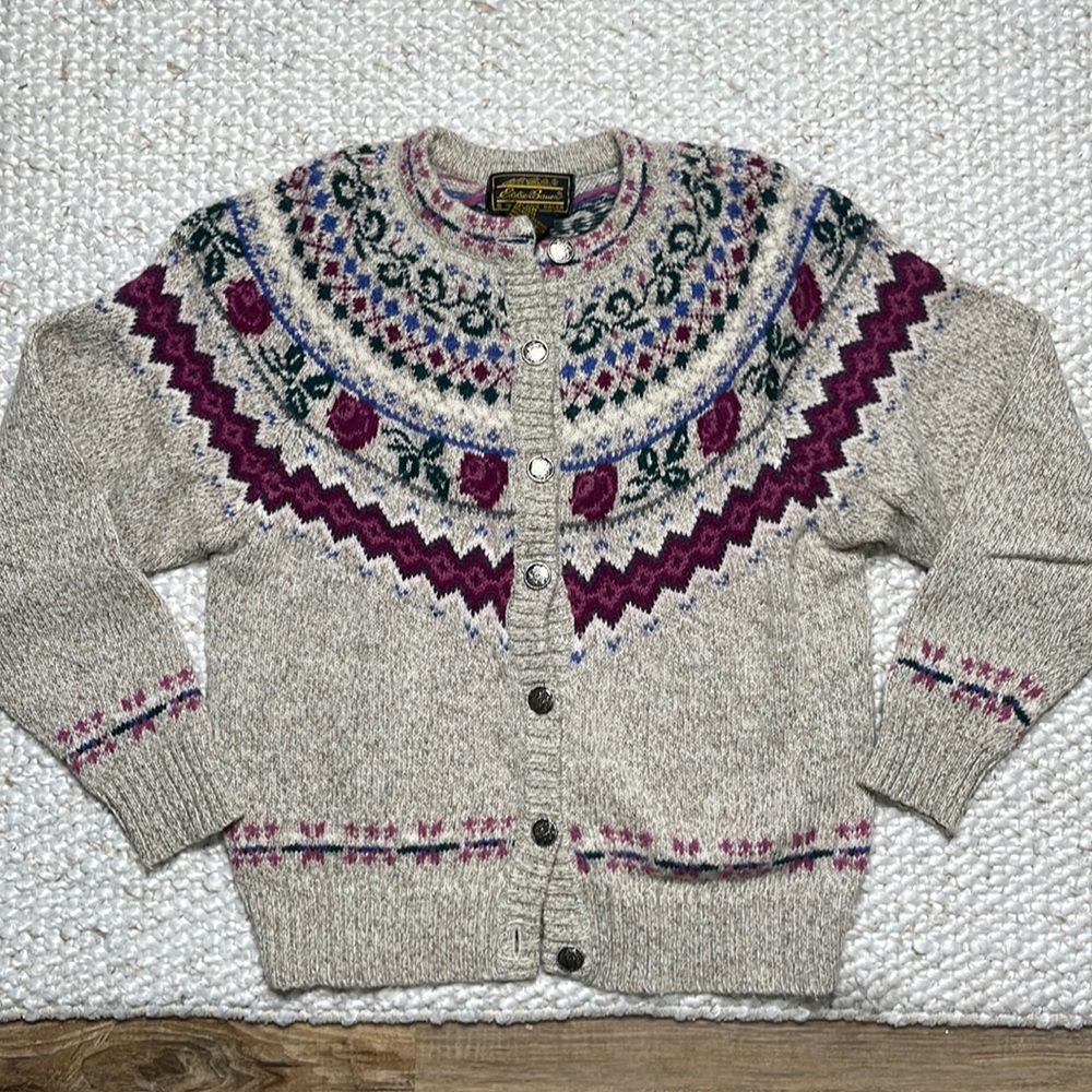 Eddie Bauer Vintage Sweater Cardigan